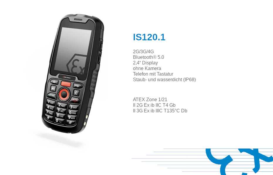 IS120.1 Zone1/21 Mobiltelefon